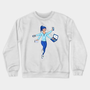 Super Freelance Woman Crewneck Sweatshirt